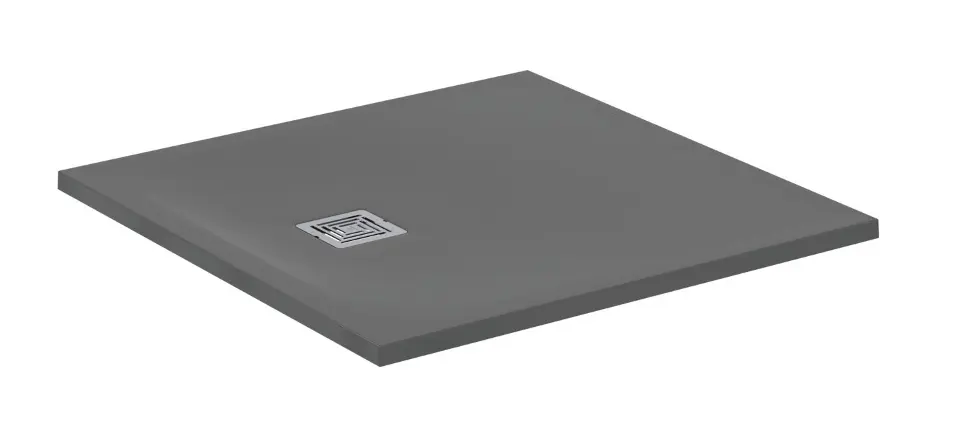 Levně Ideal Standard Ultra Flat S + - Sprchová vanička 90x90 cm, Anti-Slip, šedá T5597FS