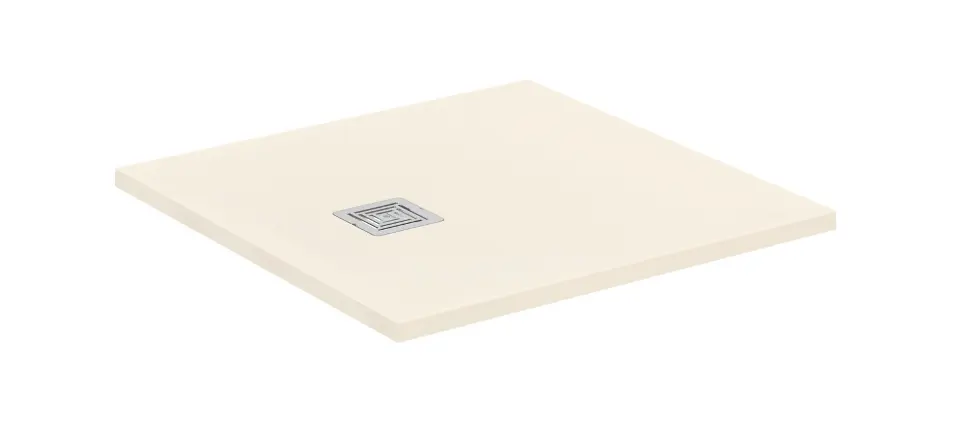 Ideal Standard Ultra Flat S + - Piatto doccia 80x80 cm, Anti-Slip, sabbia T5600FT