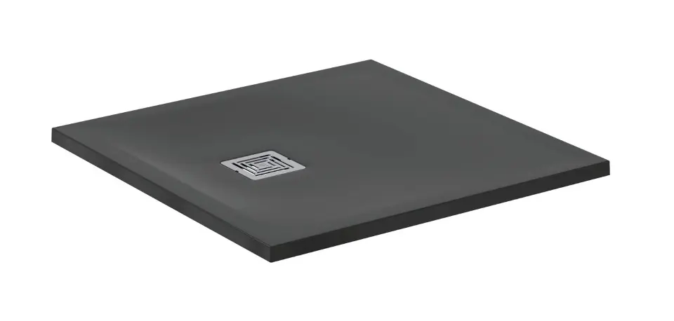 Levně Ideal Standard Ultra Flat S + - Sprchová vanička 80x80 cm, Anti-Slip, černá T5600FV