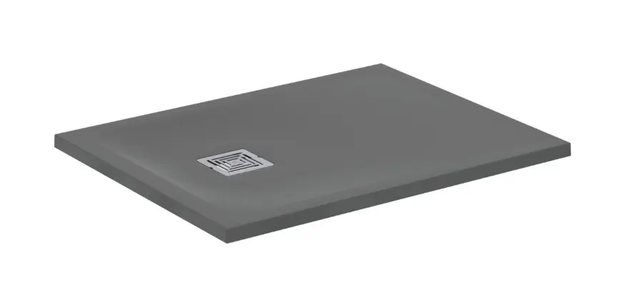 Levně Ideal Standard Ultra Flat S + - Sprchová vanička 90x70 cm, Anti-Slip, šedá T5604FS
