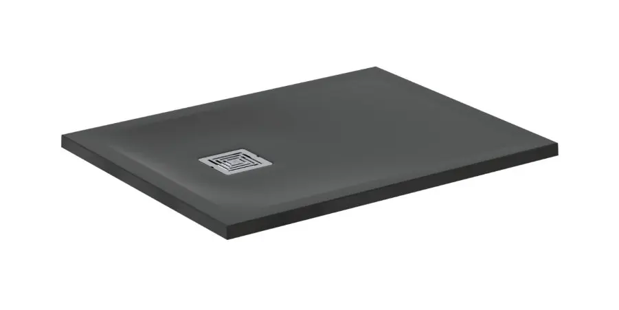 Levně Ideal Standard Ultra Flat S + - Sprchová vanička 90x70 cm, Anti-Slip, černá T5604FV