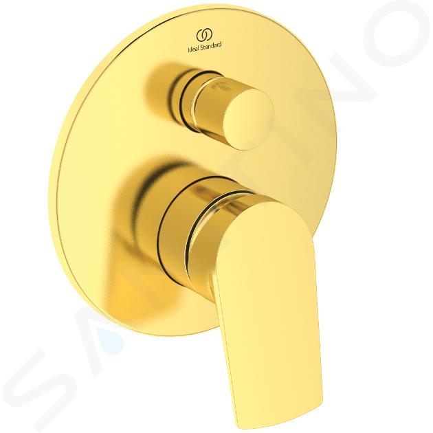 Ideal Standard La Dolce Vita - Miscelatore ad incasso per 2 utenze, color oro spazzolato A7637A2