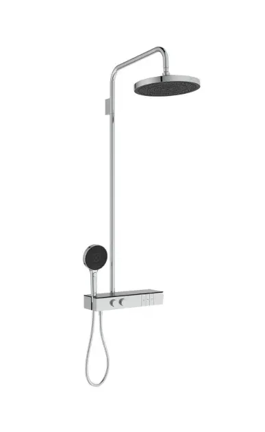 Ideal Standard Ceratherm Solos - Sprchový set s termostatom, priemer 30 cm, 3 prúdy, chróm A7882AA