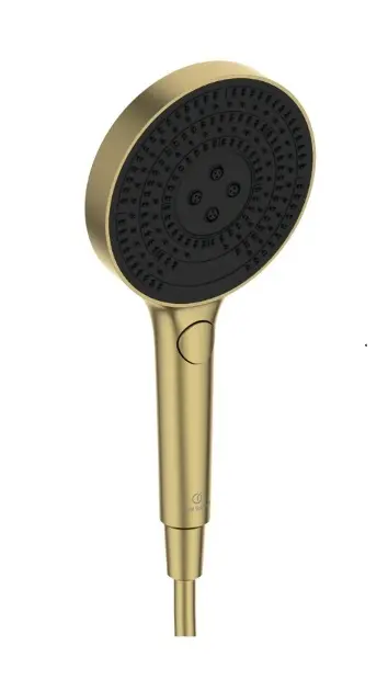 Ideal Standard Idealrain Solos - Douchekop, 3 jets, EcoFlow, geborsteld goud A7896A2