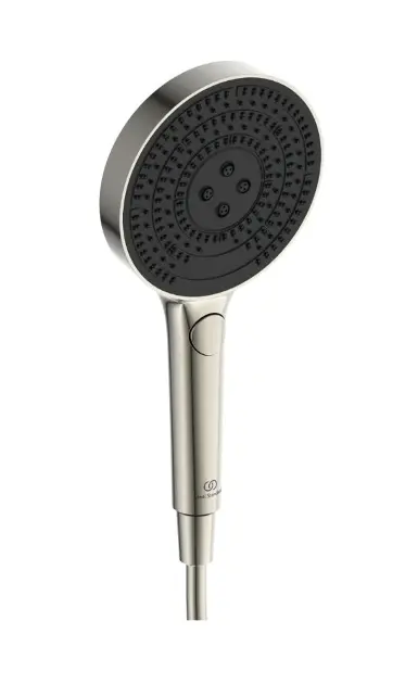 Ideal Standard Idealrain Solos - Duschkopf, 3 Strahlarten, EcoFlow, Silver Storm A7896GN