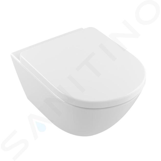 Villeroy & Boch - Závěsné WC, DirectFlush, alpská bílá 4609R001IIJ1