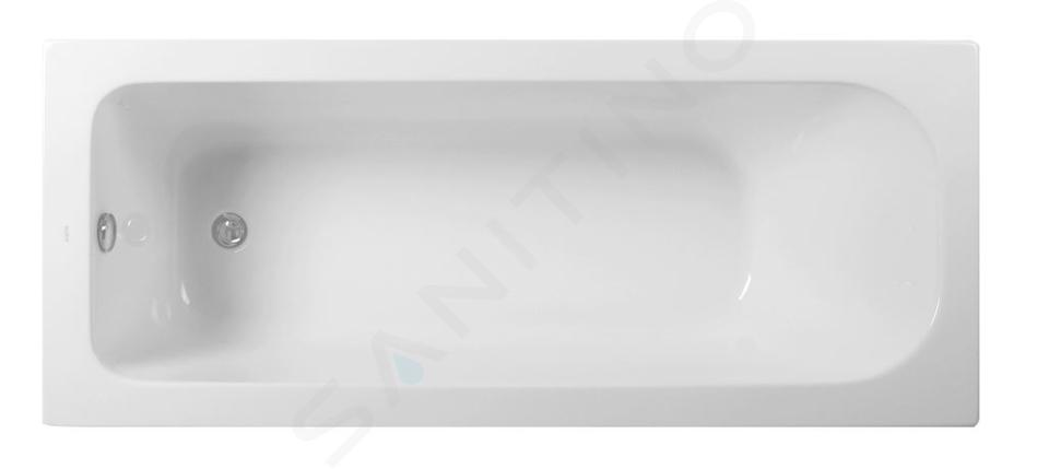 kielle Gaia - Rectangular bathtub 169x70 cm, white 11115330