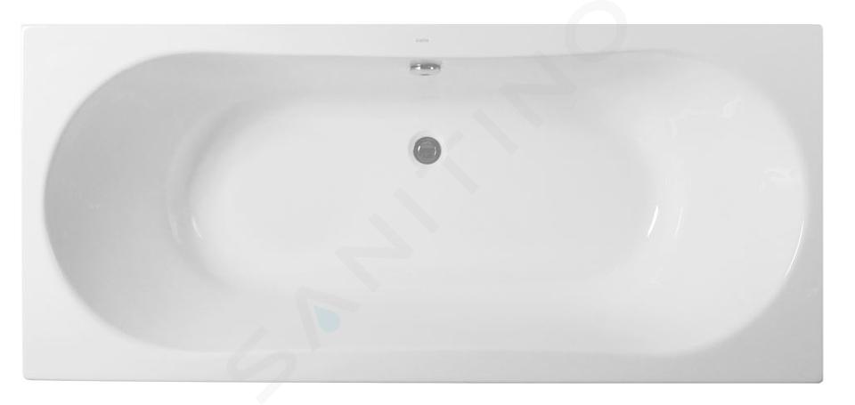 kielle Gaia - Vasca da bagno rettangolare, 169x75 mm, bianco 11115430