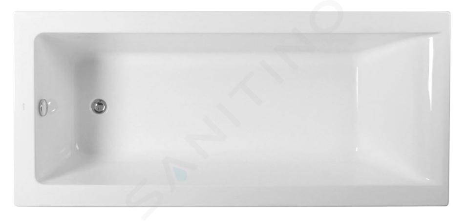 kielle Vega - Bañera rectangular, 170x75 mm, blanco 11118431