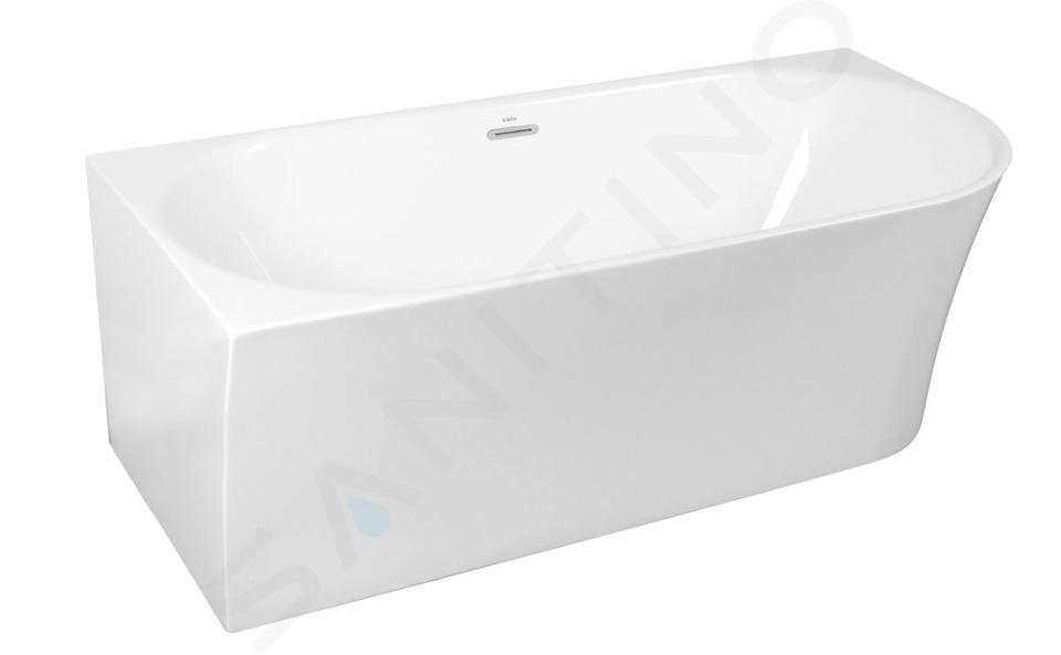 kielle Idolio - Vasca da bagno freestanding ad angolo 170x80 cm, sx, bianco 1122453L0