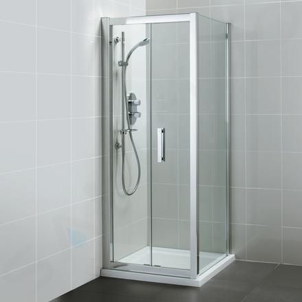 Ideal Standard Synergy - Feste Seitenwand 90 cm, silver bright L6401EO