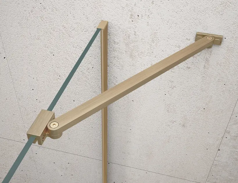 Gelco Vario - Rohová vzpěra 650 mm, matná zlatá GX2017