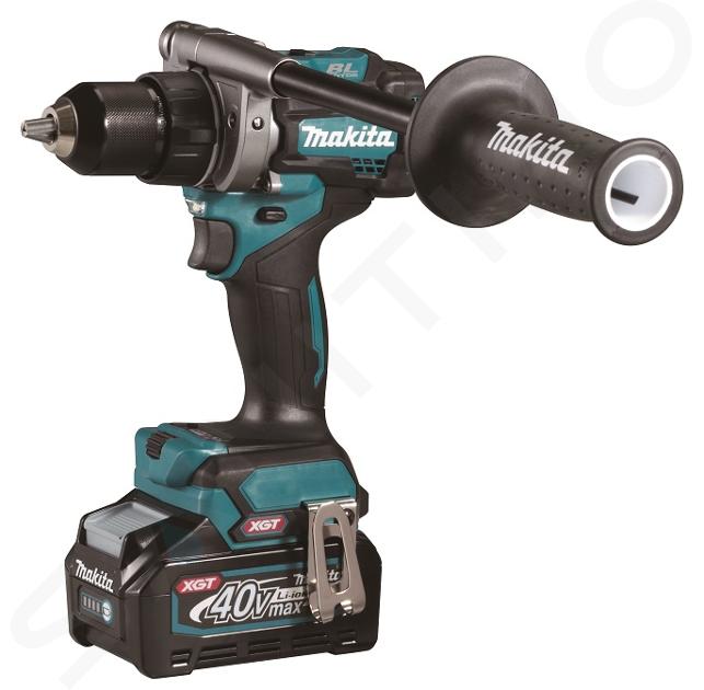 Makita - Trapano avvitatore a batteria da 40V, 2x batterie da 4,0 Ah, caricabatterie DF001GM201