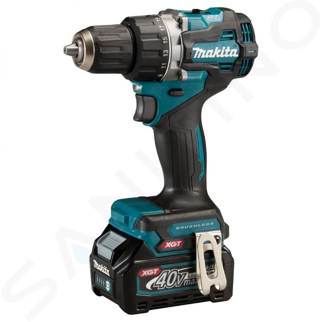 Makita Herramientas - Taladro atornillador AKU 40V, 2x batería 2,0 Ah, cargador DF002GA201