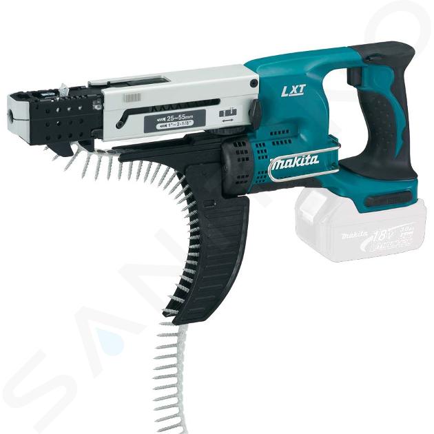 Makita Herramientas - Atornillador para tabiquería seca AKU de 18 V con caja de almacenamiento, sin batería ni cargador DFR550Z