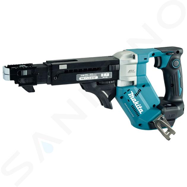 Makita Outillage - Visseuse à plaques de plâtre sans fil 18 V avec chargeur de visses, 2 batteries 3,0 Ah, chargeur DFR551RTJ