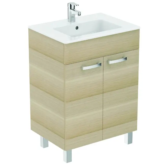 Ideal Standard Tempo - Mobiletto sottolavabo 600 x 440 x 740 mm, quercia  sabbiata E3239OS