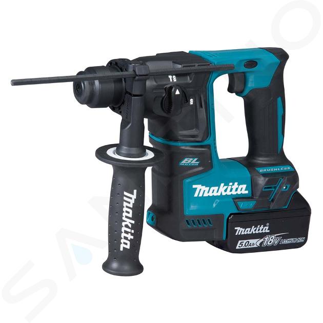 Makita Náradie - 18V AKU vŕtacie kladivo, 2x aku 5,0 Ah, nabíjačka DHR171RTJ