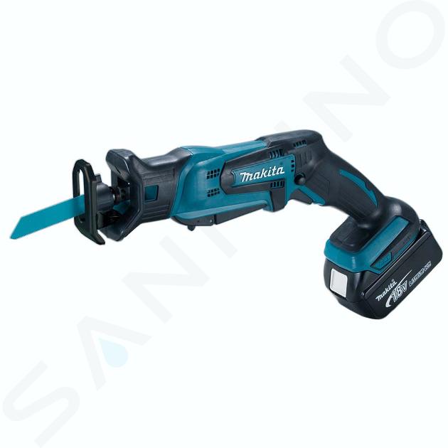 Makita Utensili - Seghetto universale a batteria da 18 V, 2x batterie da 5,0 Ah, caricabatterie DJR183RTJ