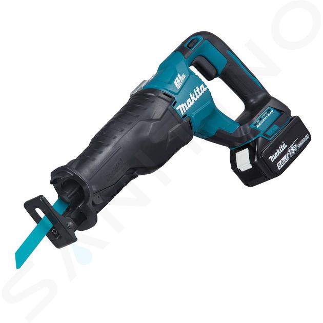 Makita Werkzeug - Akku-Säbelsäge 18V, 2 x 5,0 Ah Akkus, Ladegerät DJR187RTE