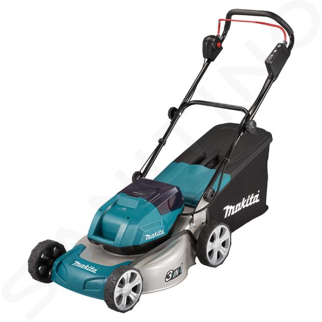 Makita Zahradní technika - 18V AKU sekačka na trávu, záběr 46 cm, bez baterie a nabíječky DLM463Z