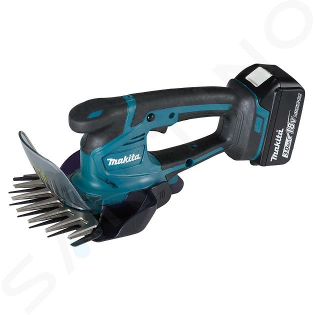 Makita Maquinaria de jardinería - Tijeras cortasetos 18V a batería, 1x batería 3 Ah, cargador DUM604RF