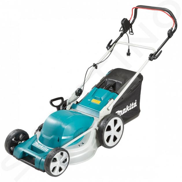 Makita Maquinaria de jardinería - Cortacésped eléctrico 1800 W, alcance 46 cm ELM4620