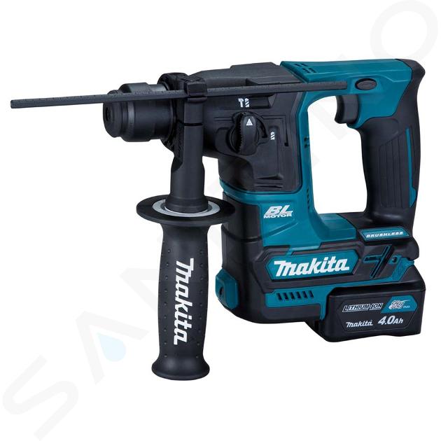 Makita Werkzeuge - 12V Akku-Bohrhammer, 2x 4,0 Ah Akku, Ladegerät HR166DSMJ