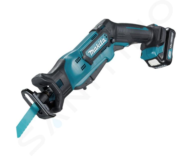 Makita Utensili - Seghetto dritto a batteria 12V, 2x batterie 2,0 Ah XR, caricabatterie JR103DSAE