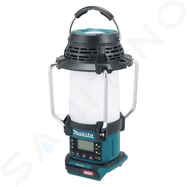 Makita Accesorios - Radio de puesto de trabajo AKU de 40 V con lámpara de 310 lm, Bluetooth, sin batería ni cargador MR010GZ