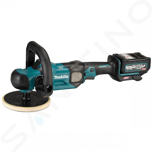 Makita Nářadí - 40V AKU leštička 180 mm, 1x aku 4,0 Ah, nabíječka PV001GM101