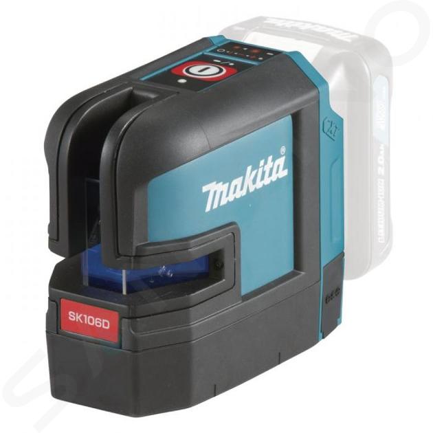 Makita Utensili - Laser a croce rossa a batteria 12V, senza batteria e caricabatterie SK106DZ