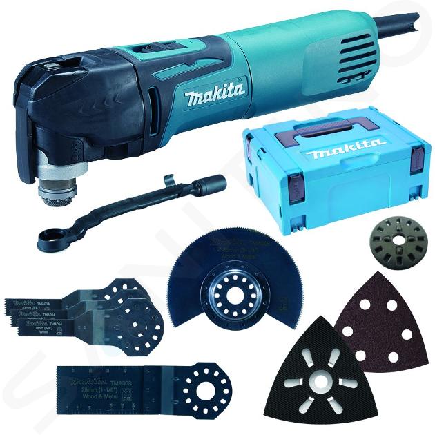 Makita Herramientas - Amoladora múltiple oscilante 320 W con accesorios TM3010CX5J