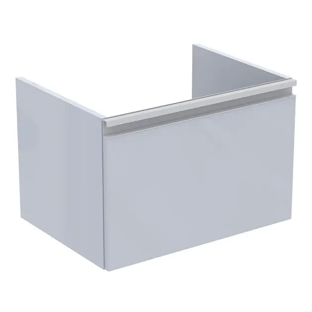 Ideal Standard Tesi - Petite armoire sous lavabo, 600x440x400 mm, gris clair brillant T0046PH