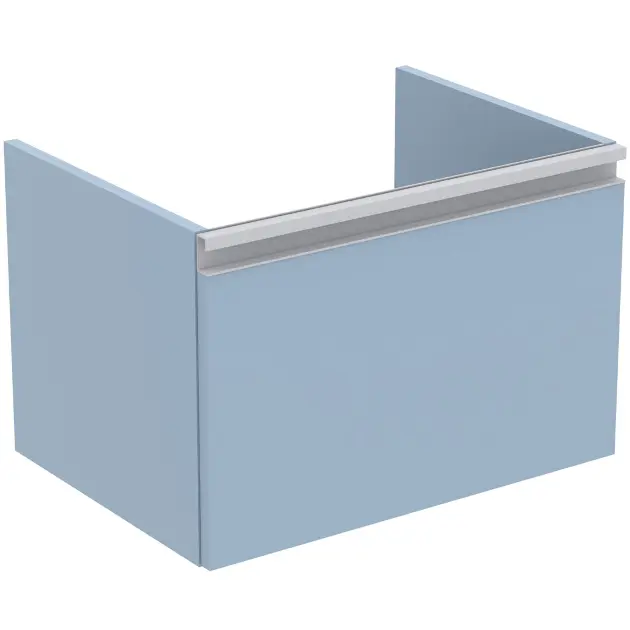 Ideal Standard Tesi - Petite armoire sous lavabo, 600x440x400 mm, bleu clair mat T0046WI