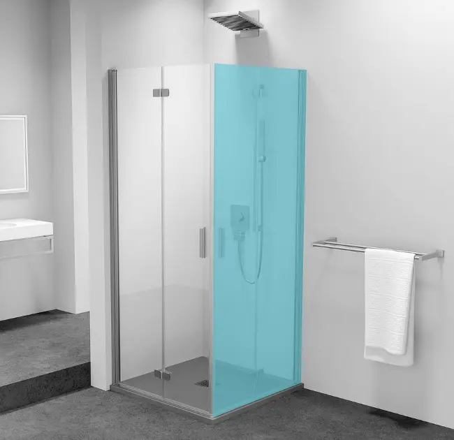 Polysan Zoom Line - Sprchové dveře skládací 90x200 cm, levé, Antidrop, čiré sklo/chrom ZL4915L