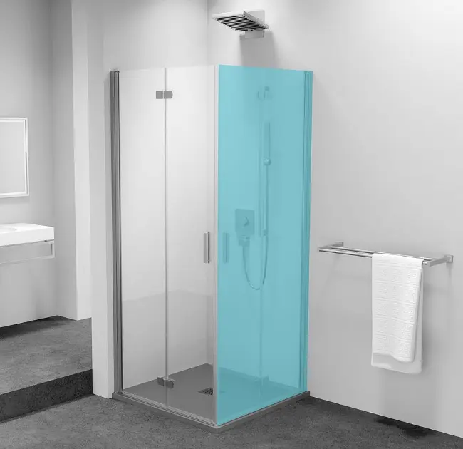 Polysan Zoom Line - Sklopiva tuš vrata, 90 x 200 cm, za lijevu stranu, Antidrop, prozirno staklo/krom ZL4915L