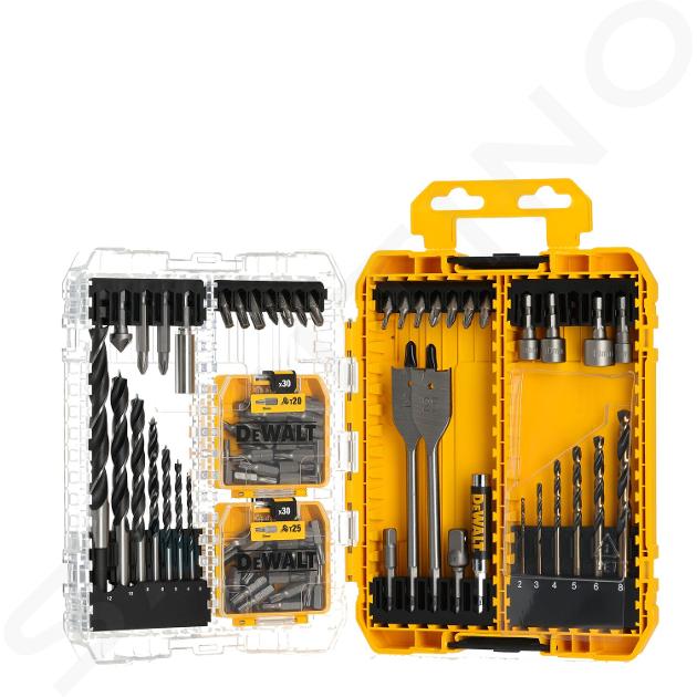 DeWALT Accesorii - Set de biți și burghie 100 de buc.Tough Case DT70785