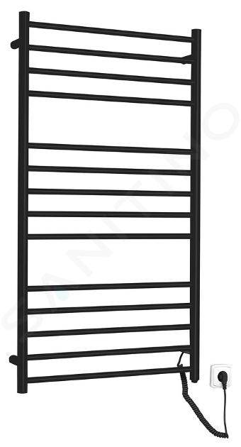 Sapho Redondo - Radiator 63x116 cm, 130 W, mat zwart ER230BV