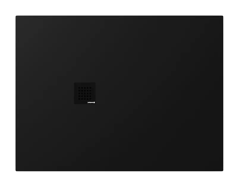 E-shop Polysan Tre - Sprchová vanička Neca 120x90 cm, matná čierna 84307.21