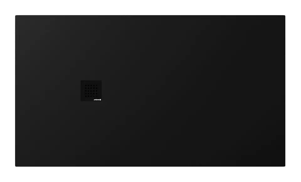 E-shop Polysan Tre - Sprchová vanička Neca 160x90 cm, matná čierna 84311.21