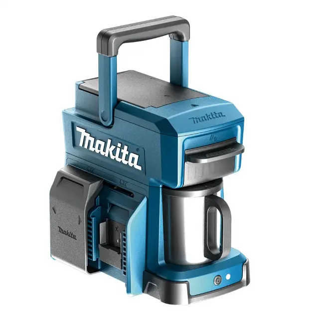 Makita - V AKU macchina da caffè, con accessori, senza batteria e caricabatterie DCM501Z