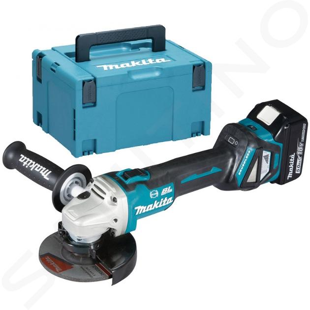 Makita Nářadí - 18V AKU úhlová bruska 125 mm, bez baterie a nabíječky DGA513ZJ