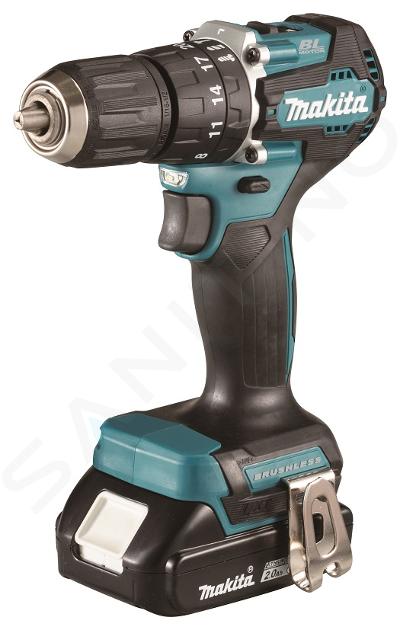 Makita Náradie - 18V AKU vŕtačka s príklepom, 2x aku Li-ion LXT 2,0 Ah, nabíjačka DHP487RAJ