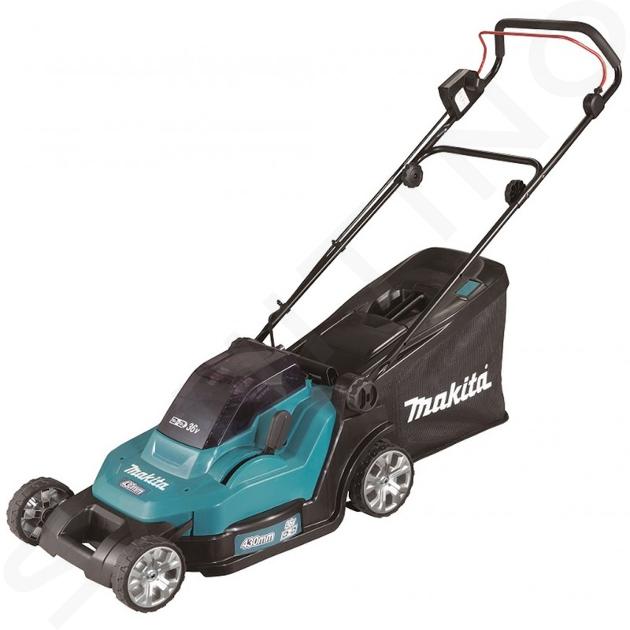 Makita Zahradní technika - 18V AKU sekačka na trávu, záběr 43 cm, bez baterie a nabíječky DLM432Z