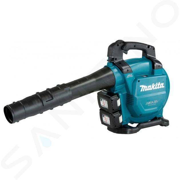 Makita Zahradní technika - 18V AKU fukar na listí, 2x aku 5,0 Ah LXT, nabíječka DUB363PT2V