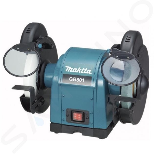 Makita Nářadí - Stolní bruska dvoukotoučová 205 mm, 550 W GB801