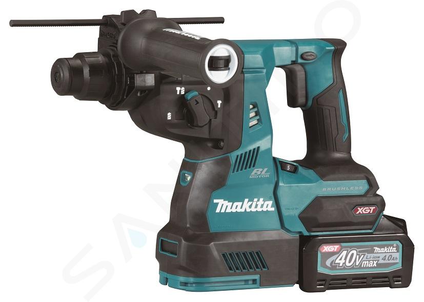 Makita Werkzeug - 40V Akku-Kombihammer, 2x 4,0 Ah Akku, Ladegerät HR003GM201