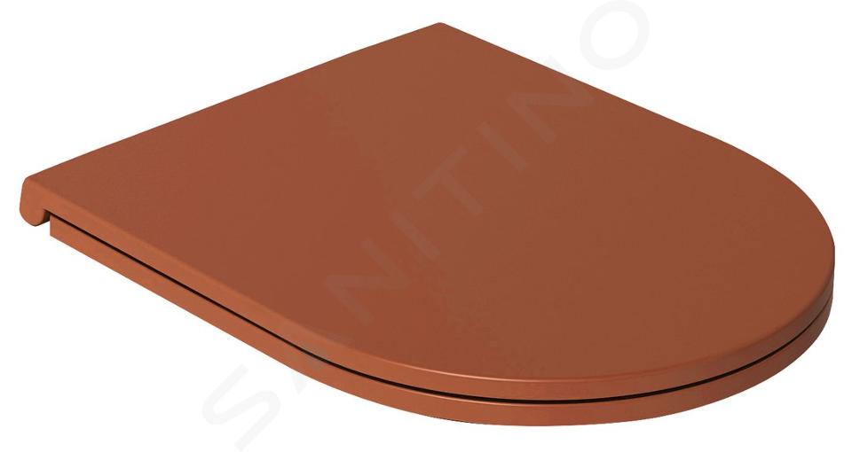 Sapho Infinity - WC sedátko, Slim, SoftClose, terracotta 40KF0548I-S