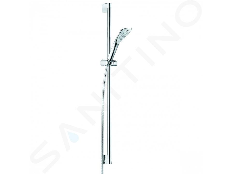 Kludi Fizz - Set doccetta, tubo flessibile e asta doccia 900 mm, cromato 6764005-00